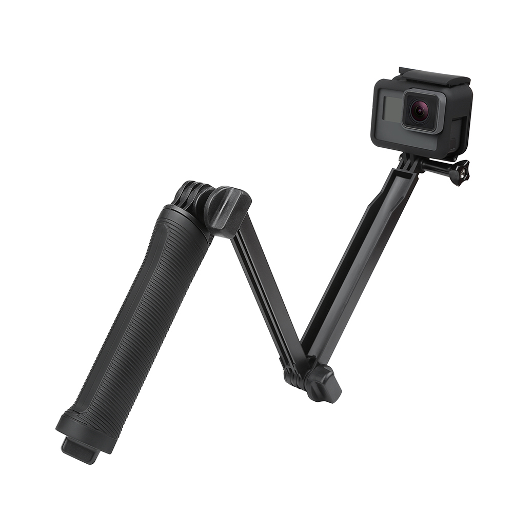 Shoot Grip 3-in-1 pentru camere sport cu trepied aluminiu (Negru)