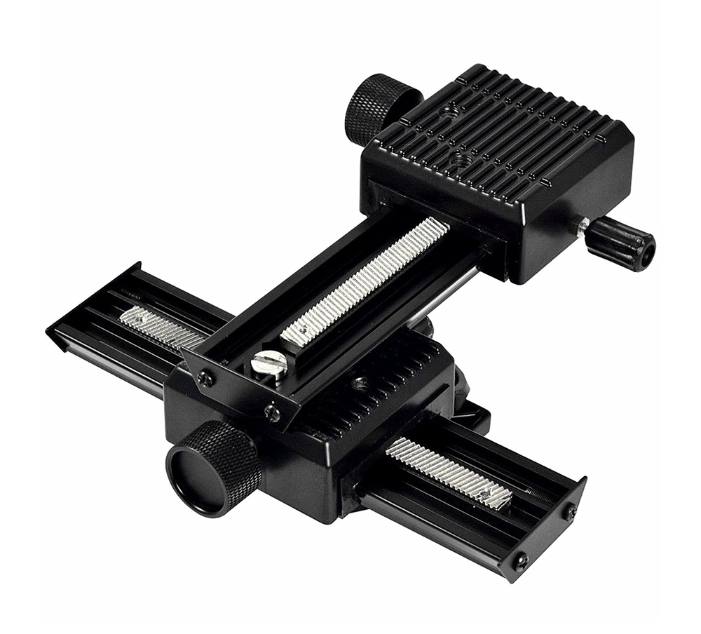 Shoot Slider in patru directii pentru fotografie Macro (Negru)