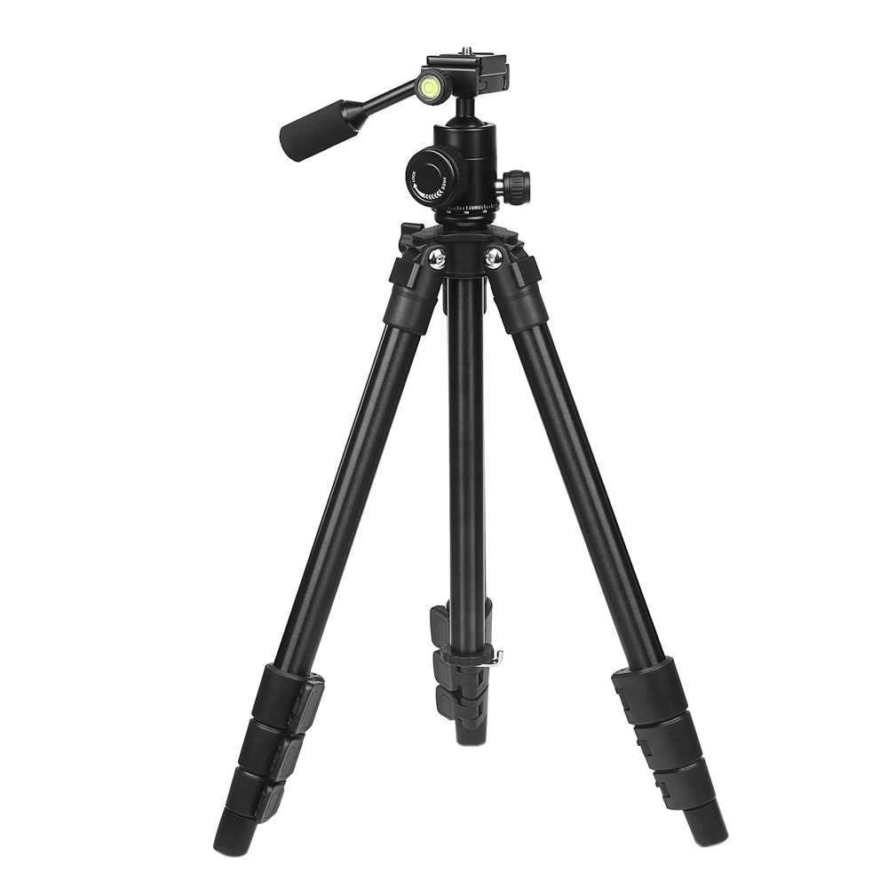 Shoot Trepied profesional 40cm - 126cm din aluminiu rezistent, cap cu bila