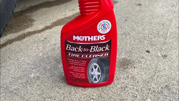 Preview image for the video "Waterless tire cleaning! Mothers Back to Black Tire Cleaner review.".
