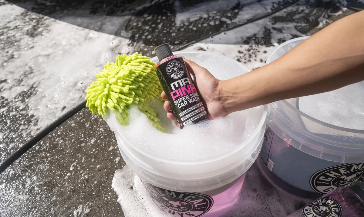 Mr. Pink super suds shampoo - Sampon auto roz cu PH neutru
