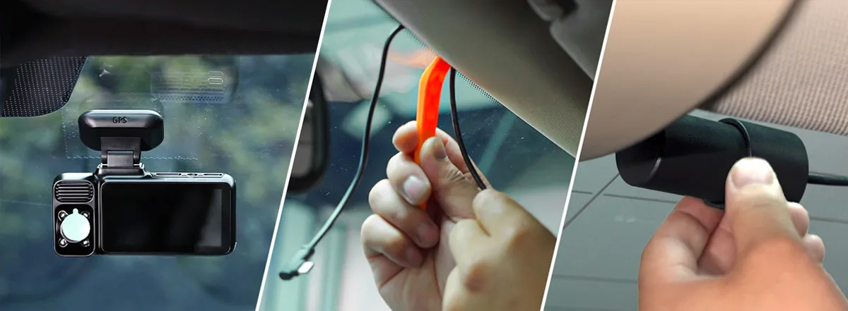 Camera de bord cu 3 canale REDTIGER F17 Elite 4K+1080P+1080P, WiFi 6, Night Vision, ecran tactil 3”, GPS, aplicatie dedicata, G-Sensor si Mod Parcare