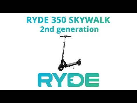 Preview image for the video "Trotineta electrica pliabila RYDE 8&quot; 350 Skywalk 2nd generation".