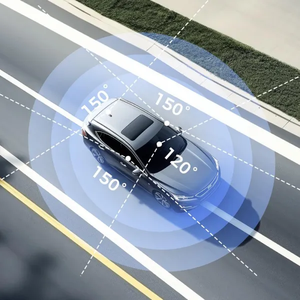 Camera auto de bord AZDOME M660 cu 4 canale 2K+3x1080P, WiFi 5G, WDR, Night Vision, ecran IPS, GPS, aplicatie dedicata, control vocal, G-sensor