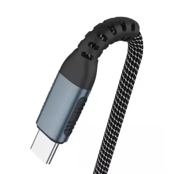 Cablu incarcare rapida Type-C, 48V 5A, 240W, impletit, pentru laptop, tableta, smartphone, 1m