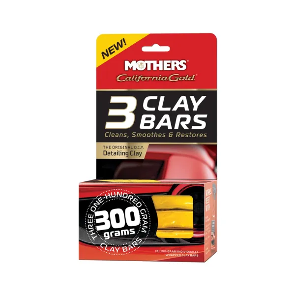Mothers California Gold – Set 3 bare de argila pentru curatare suprafete auto