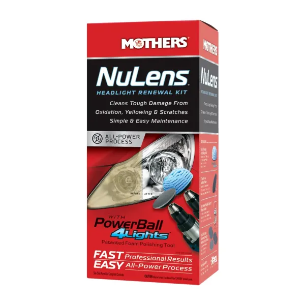 Mothers NuLens - Kit profesional pentru reconditionarea farurilor, 473ml