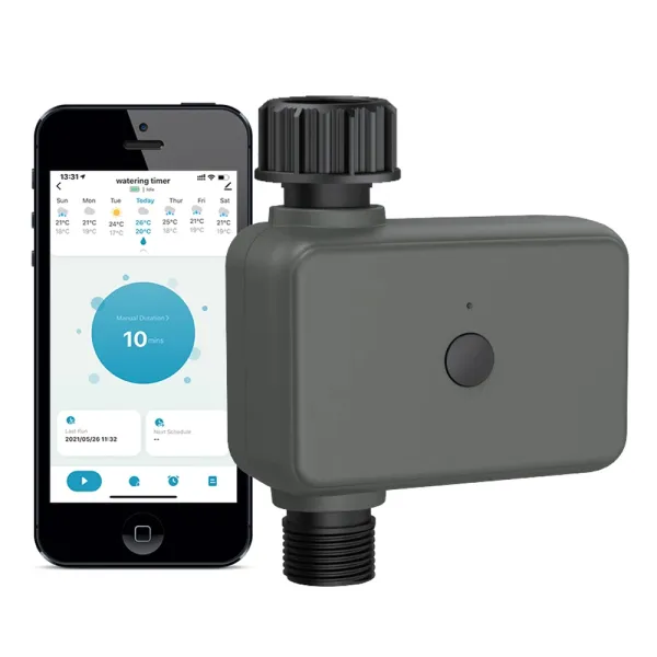 Programator Smart WiFi pentru irigatii, compatibil cu aplicatia mobila Tuya