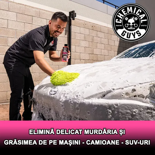 Mr. Pink super suds shampoo - Sampon auto roz cu PH neutru