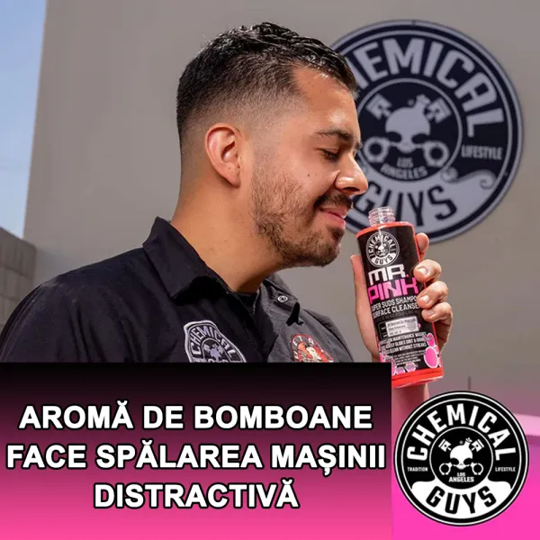 Mr. Pink super suds shampoo - Sampon auto roz cu PH neutru