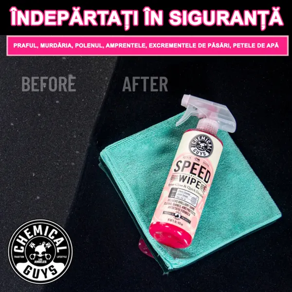 Speed wipe quick detailer - Spray rapid pentru redare stralucire caroserie, 473,18ml