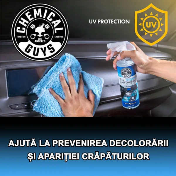 Total interior cleaner/protect - Solutie universala curatare completa interior auto, 473,18 ml