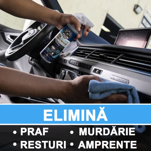 Total interior cleaner/protect - Solutie universala curatare completa interior auto, 473,18 ml