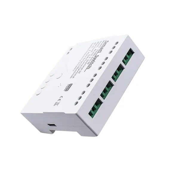 Releu inteligent smart WiFi cu 3 mode-uri si 4 canale, DIY, 85-250V, compatibil Tuya/SmartLife