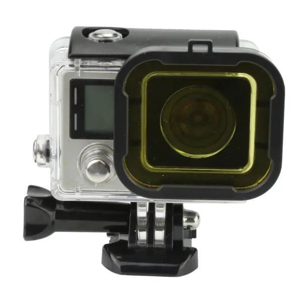 Filtru colorat pentru filmari subacvatice compatibil Gopro hero 3+ / 4, SJCAM