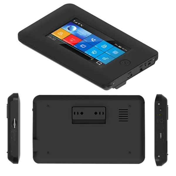 Sistem complet de alarma si senzori SMART WiFi, compatibil Alexa si Google Assistant, Negru