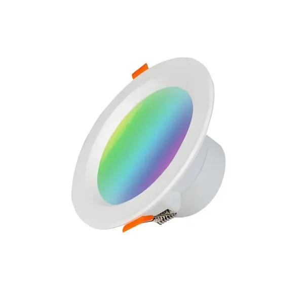 Spot de tavan incastrabil si dimabil LED 12W, Smart WiFi, RGB, 3000K-6500K, IP44, 1200lm, compatibil Tuya/SmartLife