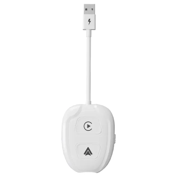 Adaptor 2 in 1 pentru CarPlay si Android Auto wireless compatibil iOS 10+ si Android 11+