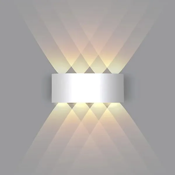 Aplica de perete dimabila LED 8W, Smart WiFi, RGB, 3000K-6500K, impermeabila IP65, 700lm compatibila Tuya/SmartLife