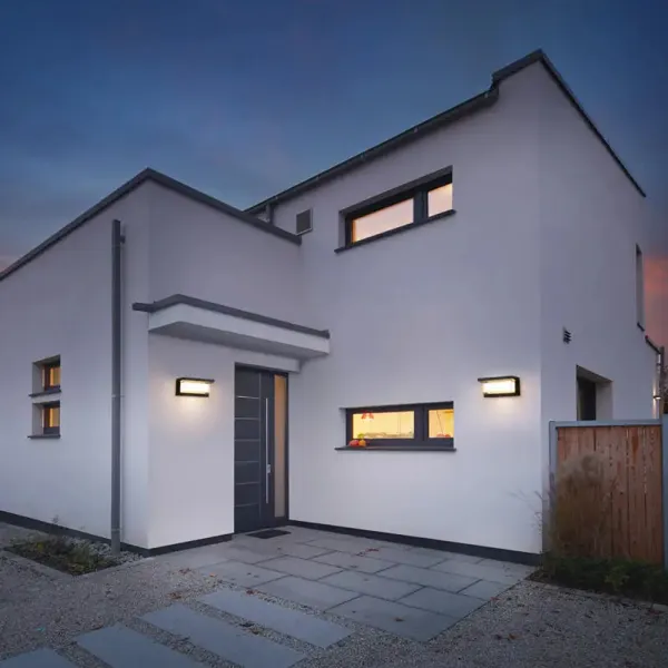 Aplica perete de exterior dimabila LED 20W, Smart WiFi, RGB, 3000K-6500K, IP65, 1800lm, compatibila Tuya/SmartLife