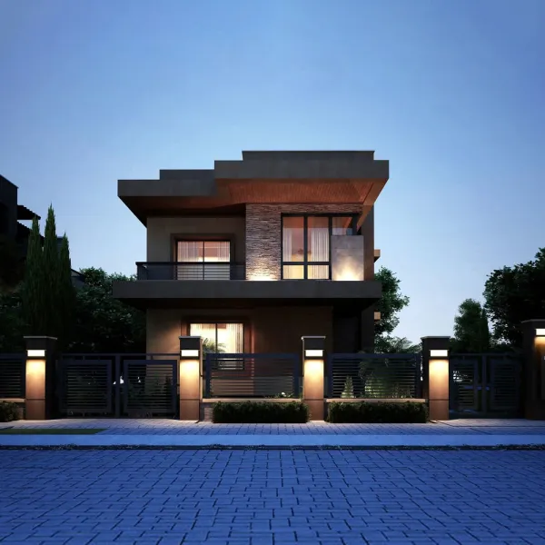 Aplica perete de exterior dimabila LED 20W, Smart WiFi, RGB, 3000K-6500K, IP65, 1800lm, compatibila Tuya/SmartLife