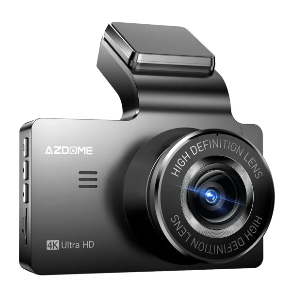 Camera auto de bord AZDOME M63 Lite 4K 2160P, WiFi, WDR Night Vision, 170°, ecran IPS 3&quot;, aplicatie dedicata, G-sensor si monitorizare parcare