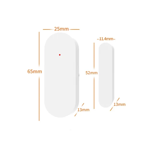 Senzor de miscare magnetic pentru geamuri si usi, compatibil cu sistemul de securitate cu alarma