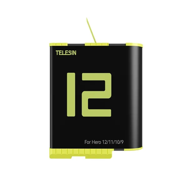 Baterie tip acumulator compatibila cu GoPro Hero 12, 11, 10, 9 - 1750 mAh