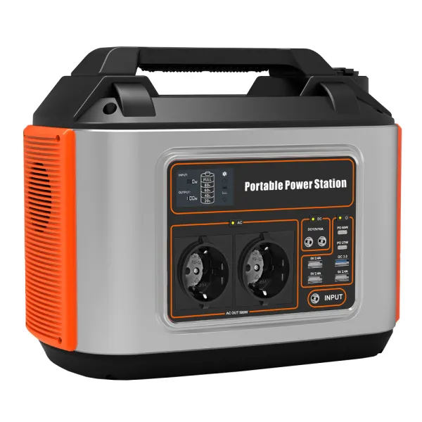 Baterie tip acumulator, Power Station, T500 Pro 22.5Ah / 21.6V, cu  x2 USB-C, x2 AC 220V, x4 USB si x2 DC si lanterna