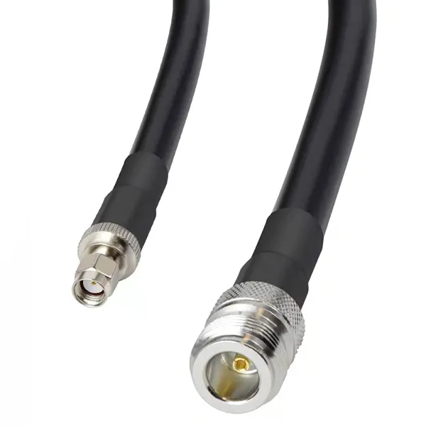 Cablu coaxial LMR400 3 metri, 50 Ohmi, pentru antene RP-SMA Male - N Female