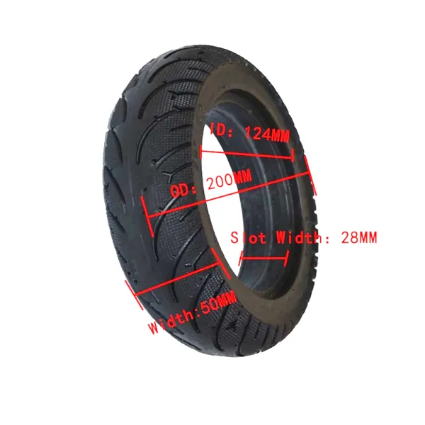 Anvelopa din cauciuc plin 8 inch pentru RYDE 350 Ranger
