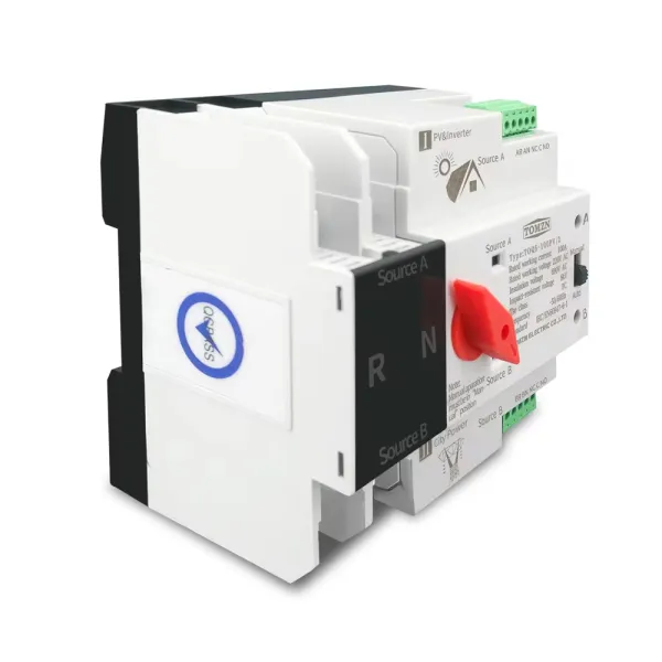 Comutator automat transfer intre retea si panouri fotovoltaice 2P, 230V 63A