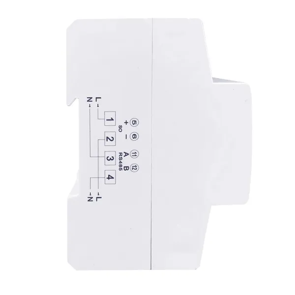 Sistem 2 in 1 - contor monofazat si siguranta SMART WiFi 60A, 90-300V, compatibil Tuya / Smart Life