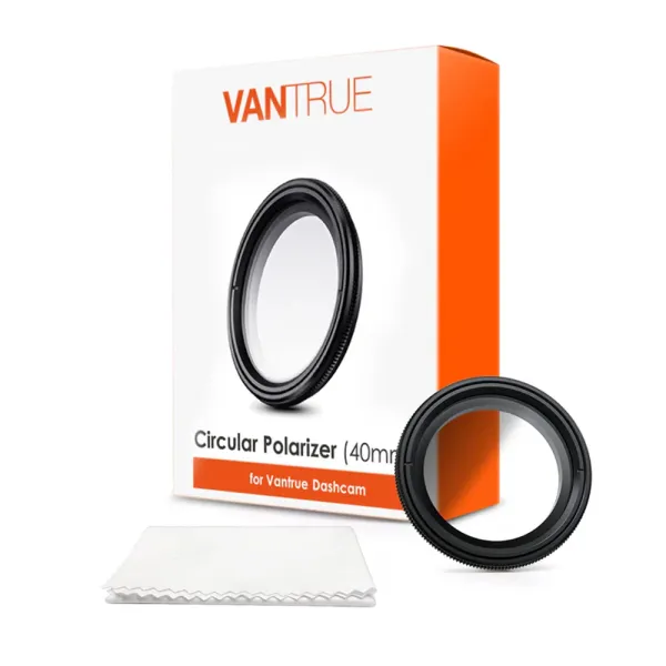 Filtru polarizat circular CPL ultra-subtire de 40 mm, Vantrue