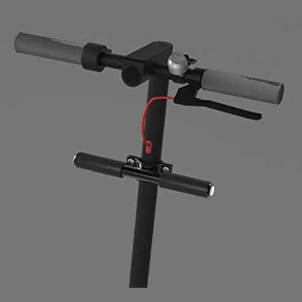 Ghidon aditional pentru copii cu lumina si catarama dubla de prindere, compatibil cu trotinetele electrice Xiaomi, RYDE