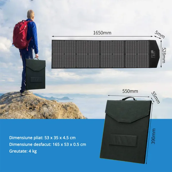 Panou solar pentru incarcare power station 100W 18V, 5.56A