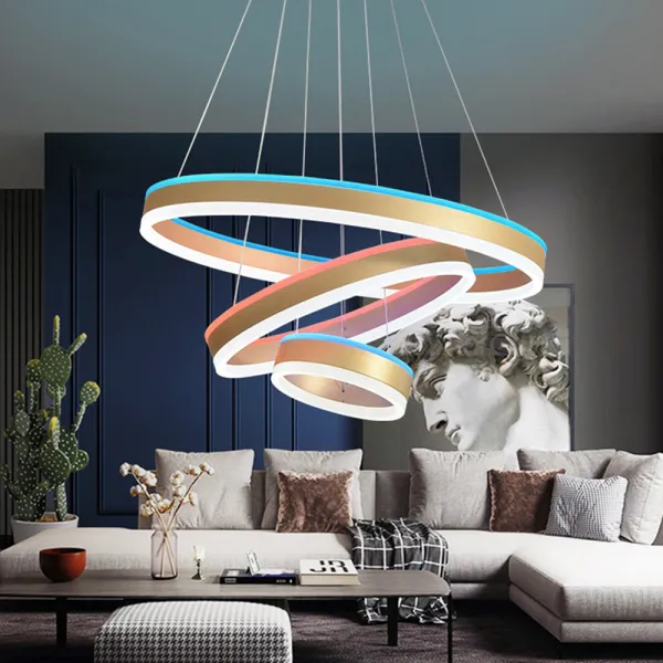 Aplica cu trei niveluri, 120W, lumina calda, rece si RGBl WiFi, compatibila Tuya, Smartlife, Alexa, Google Assistant