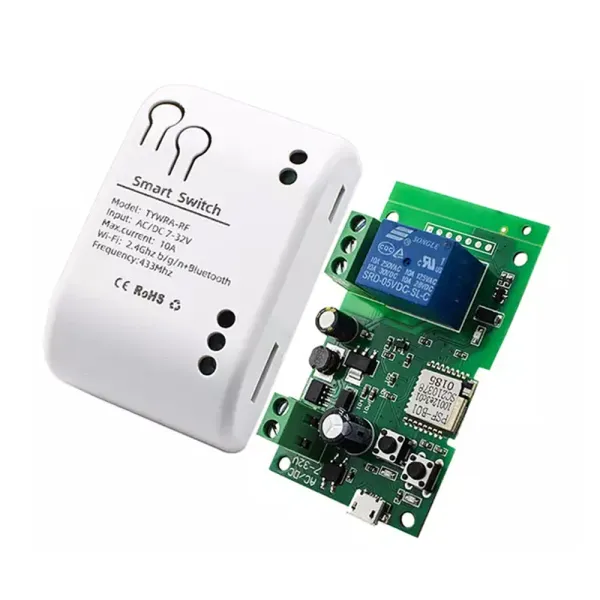 Releu inteligent WiFi Smart Switch cu 3 mode-uri, compatibil Tuya, Smart Life