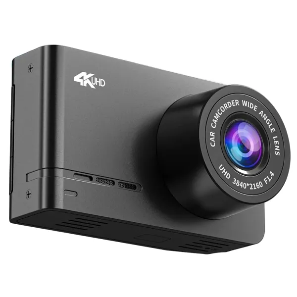 Camera auto de bord Wolfbox D07S 4K 2160P, WiFi, Night Vision, 170°, ecran 2.45&quot;, GPS, aplicatie dedicata, G-sensor si monitorizare parcare