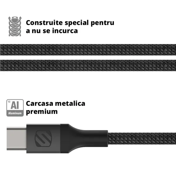 cablu de date lightning usb c 2 metri