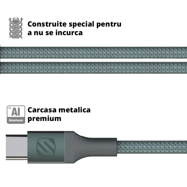 Cablu incarcare Lightning - USB-C MFI