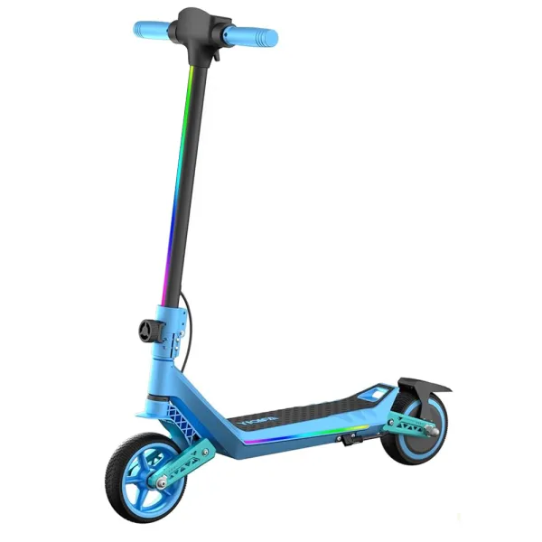 Trotineta Electrica Copii RYDE U8, 3 Viteze (8/12/16 km/h), Suspensie Dubla Fata/Spate, Motor 130W, Autonomie 10 km, Pliabila, 6–12 ani