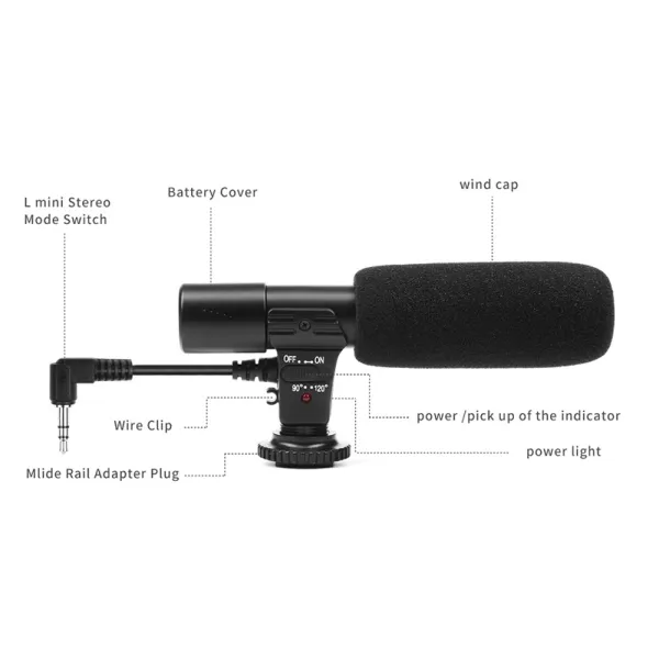 Microfon extern pentru DSLR