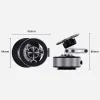 Suport auto telefon universal cu ventuza, vacum cu incarcare USB-C,  rotire 360°, prindere ferma pe parbriz, bord sau ecran