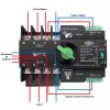Comutator de transfer automat ATS trifazic pentru transfer retea-panouri fotovoltaice 4P, 220V 63A