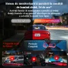 Camera de bord cu 3 canale REDTIGER F17 Elite 4K+1080P+1080P, WiFi 6, Night Vision, ecran tactil 3”, GPS, aplicatie dedicata, G-Sensor si Mod Parcare