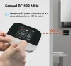 Termostat inteligent WiFi RF433 pentru centrala pe gaz, control prin aplicatie si asistent vocal, posibilitate programare