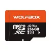 Card de memorie SD Wolfbox capacitate 256 GB, 100MB/s, U3 A2 V30