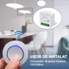 Intrerupator rotund fara fir RF 433MHz, control wireless, compatibil Tuya/Smart Life/Alexa/Google Home