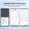 Siguranta inteligenta trifazata cu temporizator si blocare mentenanta, amperaj ajustabil 1 - 63A, WiFi, Sina DIN, compatibila Tuya / Smart Life